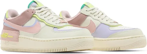 Vista 5 de Nike AIR Force 1 Shadow CashmereCoral CI0919 700 - Talla de mujer 12 KC, Blanco