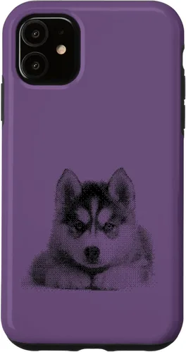 Vista 8 de Chic Husky Puppy for Dog Mom and Paw Parents Case for iPhone 16