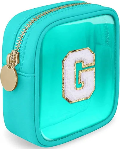 Vista 88 de Bolsa de Maquillaje Transparente Pequeña Bolsa de Cosméticos Bolsa de Viaje de Artículos de Aseo Bolsa Transparente con Cremallera Bolso Organizador