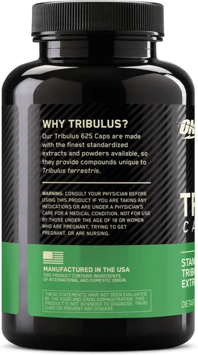 Vista 6 de Optimum Nutrition Tribulus Terrestris 625 mg, 100 cápsulas
