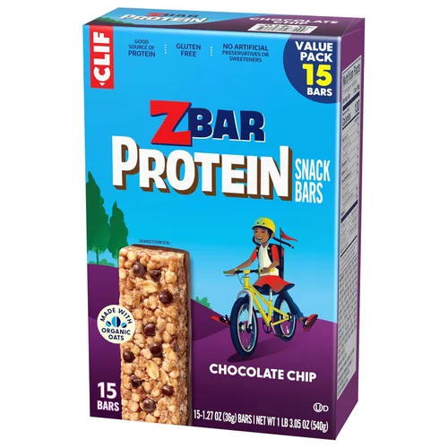 Vista 12 de Zbar Protein Barras de chocolate con chispas de chocolate, barras