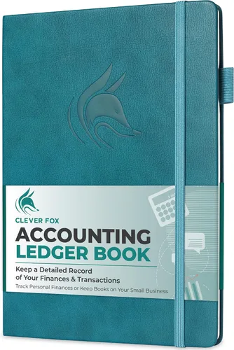 Vista 9 de Clever Fox Libro de contabilidad - Libro de contabilidad para pequeñas empresas y uso personal - Libro de cuentas columnar para rastrear dinero