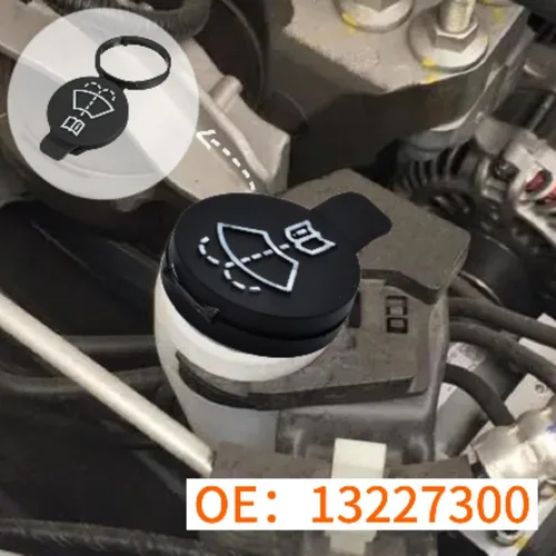 Vista 3 de Tapa para botella de depósito de líquido para limpiaparabrisas, cubierta de botella para limpiaparabrisas de automóvil, tapa de líquido