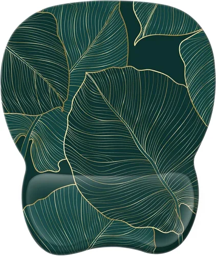 Vista 10 de EooCoo Alfombrilla ergonómica para mouse con soporte de muñeca, alfombrilla de mouse con reposamuñecas de espuma viscoelástica y base antideslizante