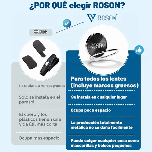 Vista 4 de ROSON Soporte de lentes para automóvil