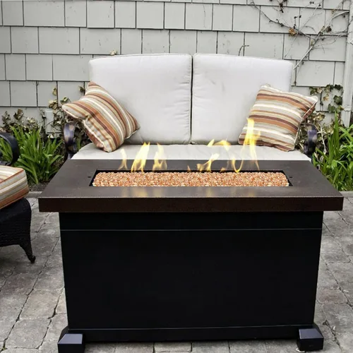 Vista 6 de GasSaf Diamonds - Vidrio de fuego para fogón de gas o propano, chimenea y paisajismo, 10 libras, 1 pulgada (lustre rosa)