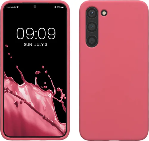 Vista 68 de kwmobile Funda compatible con Samsung Galaxy S9 - Funda de silicona TPU con acabado suave - Blue Reef
