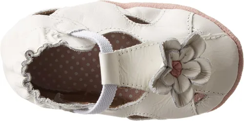 Vista 5 de Robeez Unisex-Niño White Pretty Pansy Soft Sole-K