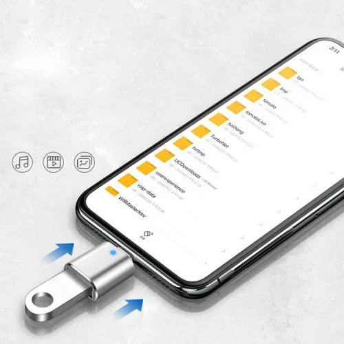 Vista 2 de Mepsies - Adaptador USB C a USB 3.0, paquete de 2, adaptador USB C, color plateado