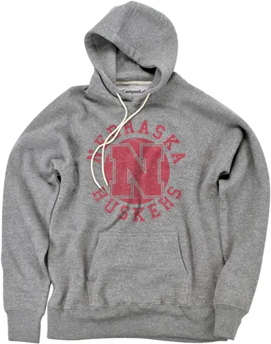 Vista 26 de Campus Lab Collegiate Classic Retro Stamp - Sudadera con capucha unisex para adultos