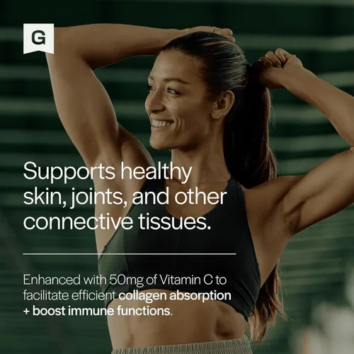 Vista 6 de Gainful Performance Boost - Péptidos de colágeno en polvo con vitamina C, apoyo para la piel, el sistema inmunológico y las articulaciones, colágeno