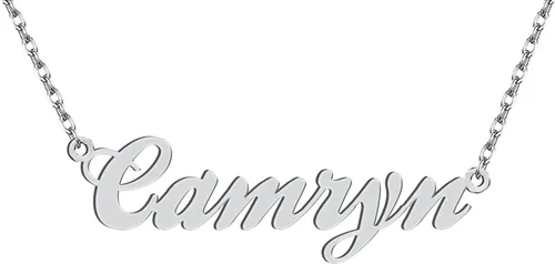 Vista 282 de Personalized Custom Name Pendant Necklace Stainless Steel for Women