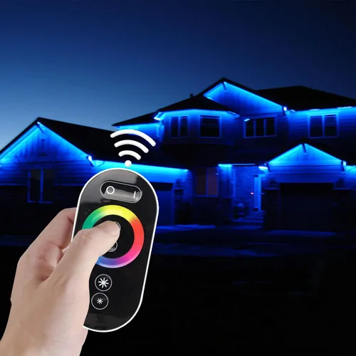 Vista 4 de RGB LED Dimmer Switch, DC 12V-24V RGB Dimmer Switch with Touch Slide
