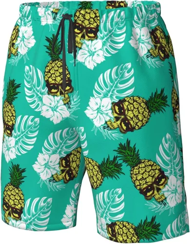 Vista 9 de FREEHOTU Men's Swim Trunks Beach Board Shorts Quick Dry Swimwear Sports with Pockets