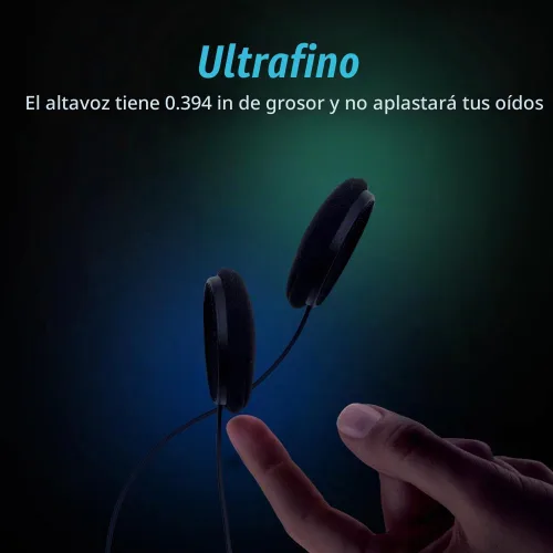 Vista 4 de Auriculares Bluetooth para Casco de Motocicleta, Auriculares Inalámbricos Bluetooth 5.3 para Exteriores con Altavoces, Cancelación de Ruido
