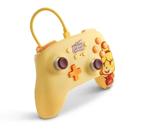 Vista 5 de PowerA Enhanced Wired Controller for Nintendo Switch - Animal Crossing Isabelle
