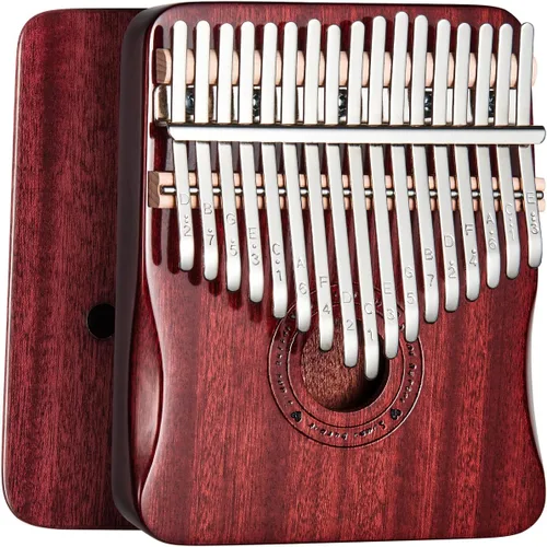 Vista 8 de Kalimba - Piano de pulgar con 17 teclas, color azul