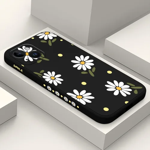 Vista 39 de LEECG Funda para iPhone 14 con Patrón de Flores de Mariposa de Astronauta, Forro de Microfibra Suave Anti-Rayones en el Interior, Cubierta