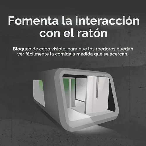 Vista 9 de Victor Fast-Kill Brand - Estación de cebo de veneno recargable para ratón, 20 cebos, diseño de doble entrada, M923