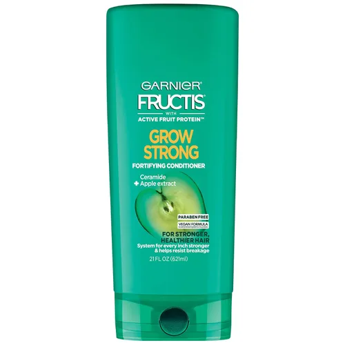 Vista 6 de Garnier Fructis Grow Strong Acondicionador, 33.8 onzas líquidas, 1 unidad (el embalaje puede variar)