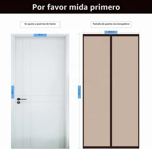 Vista 5 de Cortina de puerta con aislamiento magnético, cubierta térmica para puerta, cierre automático, puerta de privacidad de cierre automático para aire
