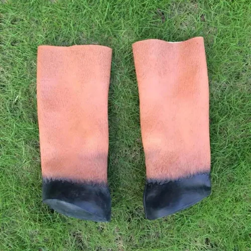 Vista 9 de INOOMP 3 pares de guantes de Halloween para caballo fiesta de Halloween accesorios para disfraz de adulto guante de animal recuerdo de fiesta