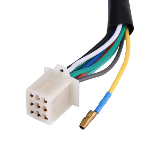 Vista 9 de Qiilu - Interruptor de manillar de motocicleta, 1 par de interruptor de montaje de manillar izquierdo y derecho de 7/8 pulgadas con bocina y control