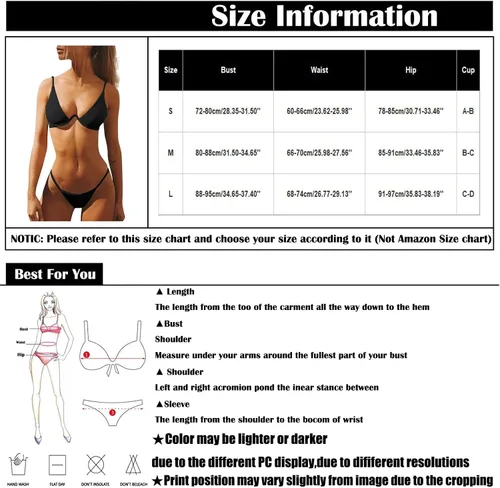 Vista 7 de Conjunto de bikini triangular para mujer, de corte alto, con lazo lateral, de 2 piezas, con lunares, con cordón halter