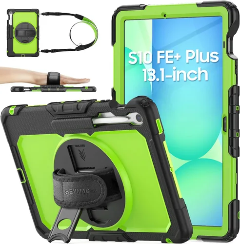 Vista 19 de SEYMAC stock Funda para tableta Samsung Galaxy Tab S10 Lite / S10 FE / S9 FE 5G / S9 Funda protectora de 10.9 pulgadas/ 11 pulgadas con protector