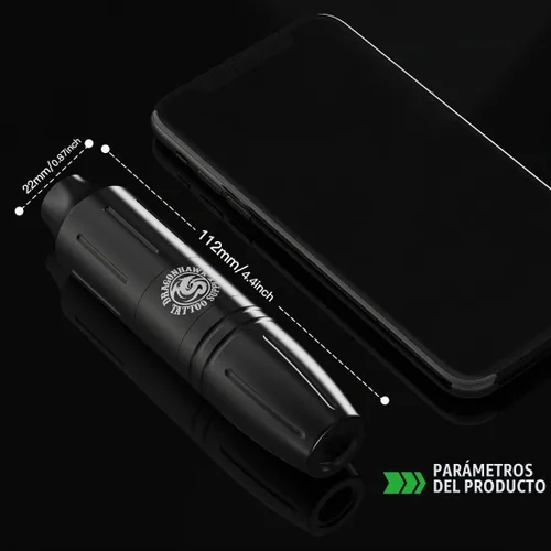 Vista 7 de Dragonhawk Kit de bolígrafo de tatuaje inalámbrico, máquina rotativa para Kit de tatuaje - 2