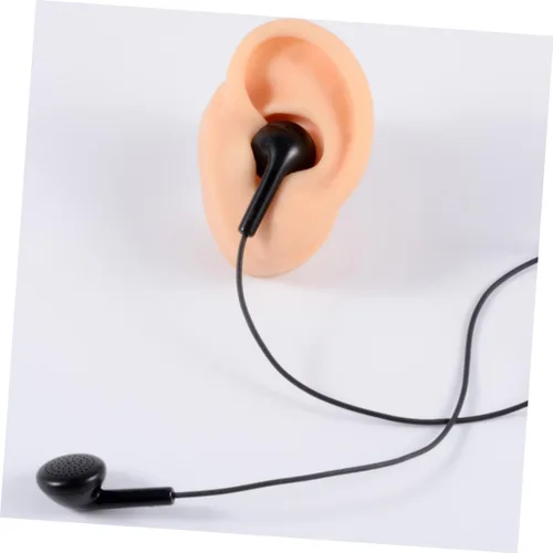 Vista 3 de Abaodam 4 pcs ear model ear piercing jewelry tuile molds silicone molde de para resina manikin Ear Studs Display Props fake ear maniquine Simulation