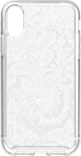 Vista 7 de tech21 Pure Design Liberty Grosvenor - Funda para iPhone XR, transparente, T21-6529