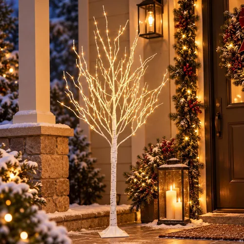 Vista 14 de Lighted Birch Twig Tree with Fairy Lights 3FT 154L LED Decorative Lights