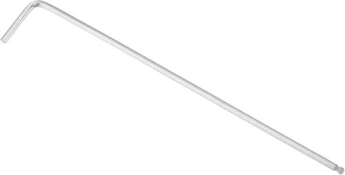 Vista 12 de uxcell Llave hexagonal de extremo de bola de 1/4", herramienta de reparación de brazo largo en forma de L 40Cr, tamaños SAE