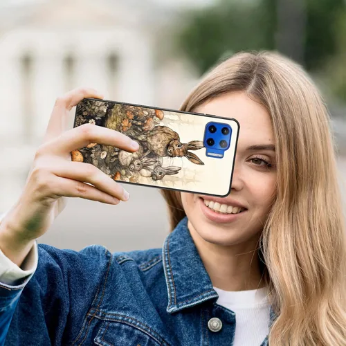 Vista 337 de Funda para Motorola Moto Edge 2022, cubierta trasera de vidrio templado con protector de pantalla, funda protectora a prueba de golpes para Motorola