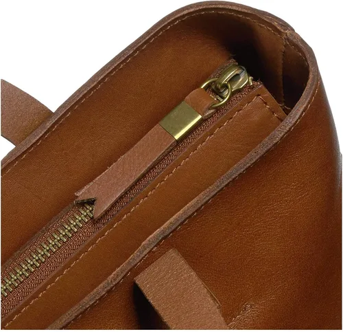 Vista 4 de Madewell Bolso de transporte mediano The Zip-Top para mujer