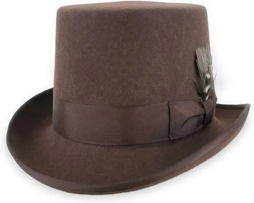 Vista 5 de Belfry Topper, sombrero 100% de algodón con forro satinado, negro, disponible en 4 tallas, para hombre