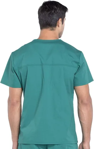 Vista 4 de Cherokee Scrubs for Men V-Neck Top, Workwear Professionals Soft Stretch WW675