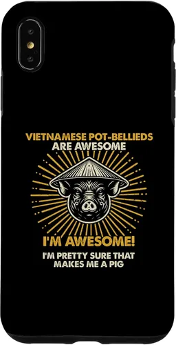 Vista 7 de iPhone 15 Pig Dad Mom Awesome - Farmer Breeder Vietnamese Pot-Bellieds Case