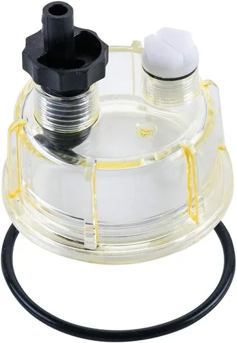 Vista 6 de R12T Separador de Combustible y Agua Marino Filtro de Combustible Marino/Ensamble Separador de Agua, Paquete de 2 para Motor Fuera de Borda Motor