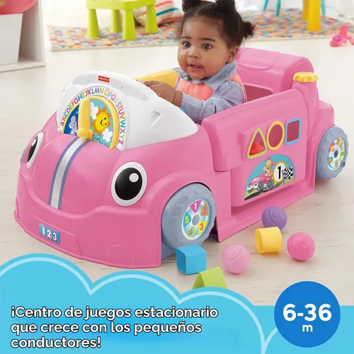 Vista 2 de Laugh & Learn Etapas de Smart Crawl Azul alrededor coche, Auto Smart Stages, rosa, Rosado