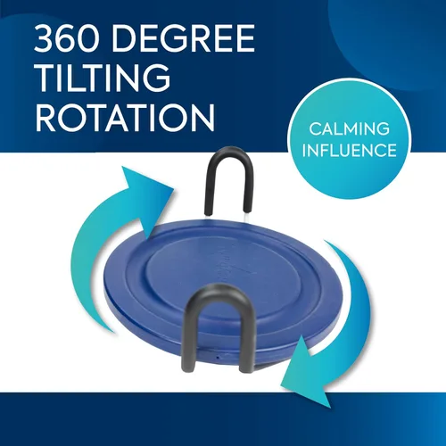 Vista 5 de BouncyBand Wiggle Wobble Rock and Twist - Juguete sensorial para ansiedad – 22 x 18 x 8 pulgadas – Rotación de 360 grados que proporciona movimiento
