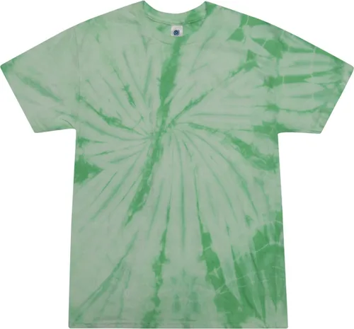 Vista 31 de Colortone Camisetas de teñido anudado de araña para hombres y mujeres, camisetas unisex de manga corta con teñido anudado para adultos Blaze