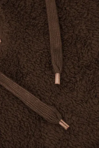 Vista 4 de COLEGGINGS - Sudadera de felpa para mujer, estilo holgado con capucha