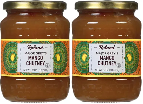 Vista 5 de Roland Major Grey's Chutney de mango, 32 onzas