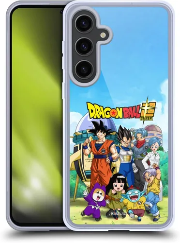 Vista 206 de Head Case Designs Funda de gel con licencia oficial de Dragon Ball Super Group Future Trunks Arc Characters [protección de grado militar] compatible