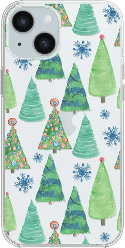 Vista 14 de Blingy's Funda compatible con iPhone 15, divertido estilo gato con patrón de hojas de otoño, lindo diseño de animales de otoño, funda protectora
