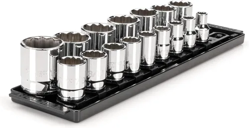 Vista 13 de TEKTON Juego de llaves de vaso de 12 puntos con accionamiento de 1/2 Deep