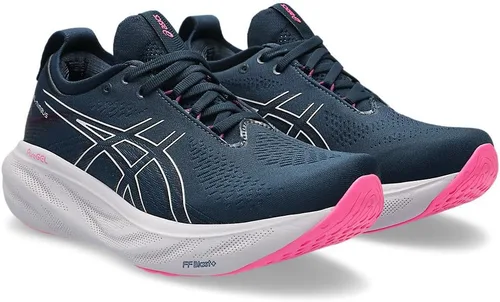 Vista 3 de ASICS Gel-Nimbus 25 Running Mujer Azul Francés/Lila Hint