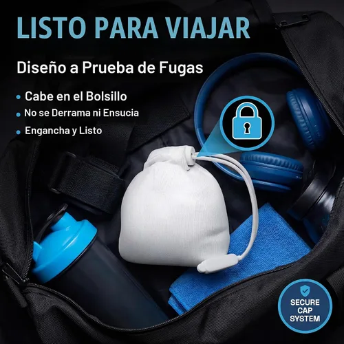 Vista 5 de EVMT Brands Liquid Chalk, Mess Free Gym Chalk for Weightlifting, Gymnastics, Rock Climbing, Dancing. Sweat Resistant and Long Lasting for Stronger
